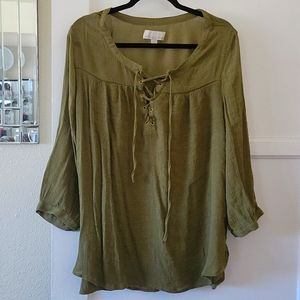 Olive green shirt